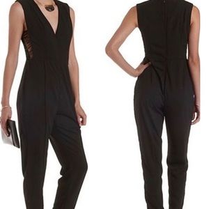 LAST WEEKEND here-Rehab v-neck jumpsuit with side detail- offers welcome!